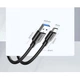 Кабель UGREEN US184 USB 3.0 to USB Type-C Male Cable Nickel Plating 3A 1.5m Black (20883) - изображение 6