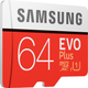 Карта памяти Samsung EVO Plus microSDXC 64GB UHS-I Class 10 + SD адаптер (MB-MC64HA/RU) - изображение 3