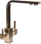Смеситель-кран кухонный с подключением к фильтру GLOBUS LUX GLLR-0111-9-Bronze - изображение 3