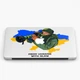 Чехол пластиковый патриотический для Apple MacBook Air 13 A1466 / A1369 Из Украины с NLAW (From Ukraine with NLAW) макбук про case hard cover - изображение 2