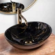 Умывальник Rea Sofia marble black накладной REA-U5611 - изображение 4