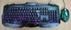 Проводная клавиатура + мышь V100L (с 3-мя подсветками молнии Razer) Black - изображение 2