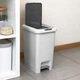 Ведро для мусора MBM HOME с крышкой и педалью BIN-01 20л Серое (BIN-01 20L GRAY) - изображение 7