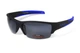 Окуляри поляризаційні BluWater Daytona-2 Polarized (gray) чорні в чорно-синій оправі - зображення 1