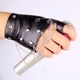 Перчатки GLOVES беспалые кожаные с цепочкой L черный 02268 - изображение 6