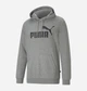 Худи утепленное мужское Puma Ess Big Logo Hoodie 58668803 XL Medium Gray Heather (4063697318540) - изображение 4