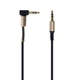 Кабель Aux Cable Spring SP-206 Чорний силіконове обплетення - зображення 1