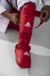 Защита голени и стопы WKF ADIDAS 661.35 красный M - изображение 3