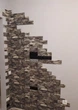 Самоклеящаяся декоративная 3D панель под кирпич серый песчаник 700x770x5мм (059) SW-00000178 - изображение 3