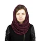 Снуд Infinity Kathmandu 100% коттон 170х65см Бордовый тёмный (24778) - изображение 3