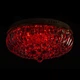 Хрустальная люстра с LED подсветкой на пульте управления на 6 лампочек золото E1691/6/FG - изображение 6
