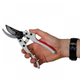 Секатор садовый плоскостной Prof INTERTOOL FT-1012 200 мм ножницы для цветов винограда и веток с фиксатором рукояток - изображение 4