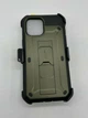 Противоударный чехол с подставкой и защитой экрана Supcase Unicorn Beetle Pro для Iphone 12 Mini (5.4") Camo Green - изображение 5
