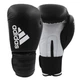 Детские боксерские перчатки Adidas Hybrid 50 (ADIH50) Black/White 6 унций - изображение 1