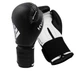 Детские боксерские перчатки Adidas Hybrid 50 (ADIH50) Black/White 6 унций - изображение 2