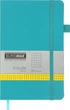 Записная книга Buromax Etalon 125x195 мм 96 листов в клетку обложка из искусственной кожи Бирюзовая (BM.291160-06) - изображение 1
