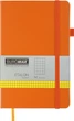 Записная книга Buromax Etalon 125x195 мм 96 листов в клетку обложка из искусственной кожи Оранжевая (BM.291160-11) - изображение 1