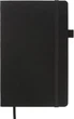 Записная книга Buromax Primo 125x195 мм 96 листов в клетку обложка из искусственной кожи Черная (BM.291161-01) - изображение 2