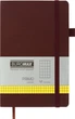 Записная книга Buromax Primo 125x195 мм 96 листов в клетку обложка из искусственной кожи Коричневая (BM.291161-25) - изображение 1