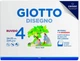 Бумага плотная текстурированная для рисования Giotto А4, 224 г/м2, 24 листа, 24х33 см, белая - изображение 1