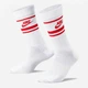 Набор мужских носков высоких Nike Everyday Essential DX5089-102 46-50 3 пары Белый с красным (196148786194) - изображение 4