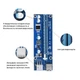 Райзер PCI-E x1 to 16x 60cm USB 3.0 Cable SATA to 6Pin Power v.006C Dynamode (RX-riser-006c 6 pin) - изображение 5