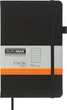 Записная книга Buromax Etalon 125x195 мм 96 листов в линию обложка из искусственной кожи Черная (BM.291260-01) - изображение 1