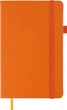Записная книга Buromax Etalon 125x195 мм 96 листов в линию обложка из искусственной кожи Оранжевая (BM.291260-11) - изображение 2