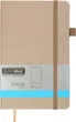 Записная книга Buromax Etalon 125x195 мм 96 листов в точку обложка из искусственной кожи Золотая (BM.291360-23) - изображение 1