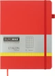 Записная книга Buromax Etalon 190x250 мм 96 листов в клетку обложка из искусственной кожи Красная (BM.292160-05) - изображение 1
