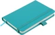Записная книга Buromax Etalon 95x140 мм 96 листов в клетку обложка из искусственной кожи Бирюзовая (BM.296160-06) - изображение 3