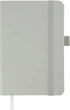 Записная книга Buromax Etalon 95x140 мм 96 листов в клетку обложка из искусственной кожи Серебрянная (BM.296160-24) - изображение 2
