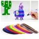 3Д ручка с LCD Дисплеем 3D PEN для рисования Эко Пластиком, Розовая - изображение 7
