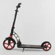 Детский двухколесный самокат Best Scooter 61711 со складной конструкцией, передним амортизатором и ремнем для переноски, Красный - изображение 3