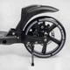 Детский двухколесный самокат Best Scooter 24215-B со складной конструкцией, двумя амортизаторами, ручным дисковым тормозом и фарой, Черный - изображение 5