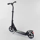 Детский двухколесный самокат Best Scooter 33006 со складной конструкцией, передним и задним амортизатором, Черно-зеленый - изображение 4