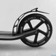 Дитячий двоколісний самокат Best Scooter 93427 зі складною конструкцією та переднім амортизатором, Чорно-зелений - зображення 4