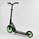 Детский двухколесный самокат Best Scooter 62798 со складной конструкцией, передним амортизатором и ремнем для переноски, Зеленый - изображение 2