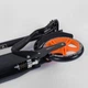 Детский двухколесный самокат Best Scooter 73133 со складной конструкцией, передним и задним амортизатором, Черно-оранжевый - изображение 5