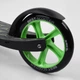 Детский двухколесный самокат Best Scooter 62798 со складной конструкцией, передним амортизатором и ремнем для переноски, Зеленый - изображение 5