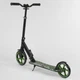Детский двухколесный самокат Best Scooter 70875 со складной конструкцией и передним амортизатором, Черно-зеленый - изображение 7