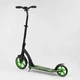 Детский двухколесный самокат Best Scooter 52266 со складной конструкцией, передним амортизатором и зажимом руля, Зеленый - изображение 2
