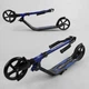 Детский двухколесный самокат Best Scooter 60490 со складной конструкцией, передним амортизатором и зажимом руля, Синий - изображение 6