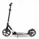 Детский двухколесный самокат Best Scooter 41629 со складной конструкцией и передним амортизатором, Черно-серый - изображение 2
