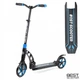 Детский двухколесный самокат Best Scooter 44073 со складной конструкцией, передним и задним амортизатором, Черно-синий - изображение 1