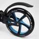 Детский двухколесный самокат Best Scooter 44073 со складной конструкцией, передним и задним амортизатором, Черно-синий - изображение 4