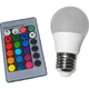 Лампа світлодіодна Lemanso 3W E27 RGB LM735 з пультом - зображення 1