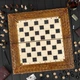 Шахматы и нарды ручной работы STRYI, ексклюзивная резьба, 60*30 см, арт. 209 - зображення 4