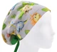 Медицинская шапочка женская HeadwearUniverse универсальная принт динозавры на сером - изображение 1