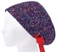 Медицинская шапочка женская HeadwearUniverse универсальная принт мелкие цветы - изображение 2